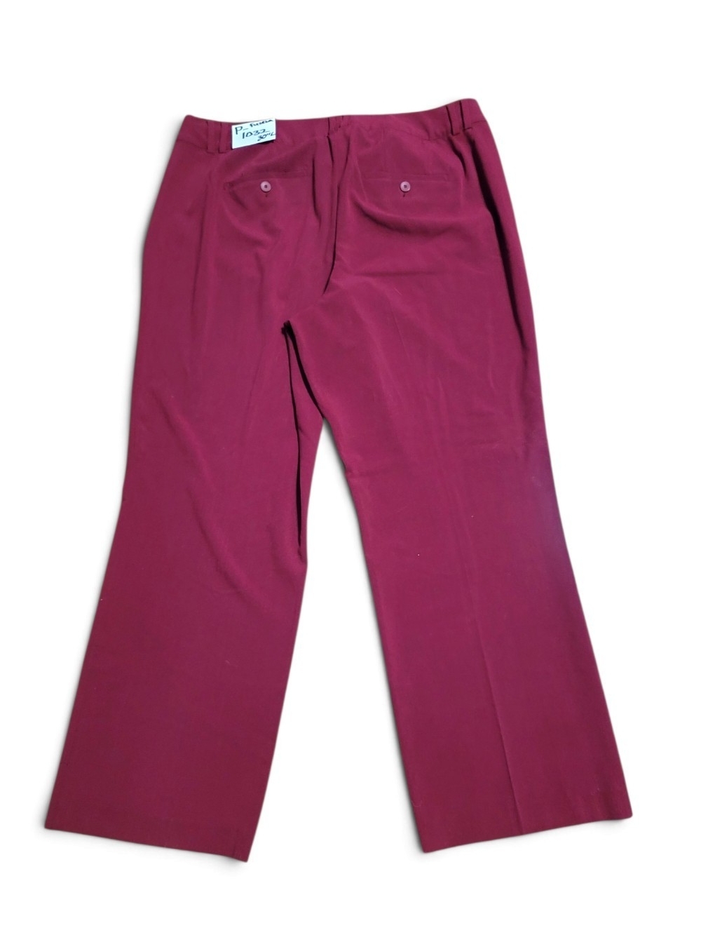 LANE BRYANT - Size 18 Women’s Magenta / Fuscia Straight-Leg Pants - Picture 3 of 6